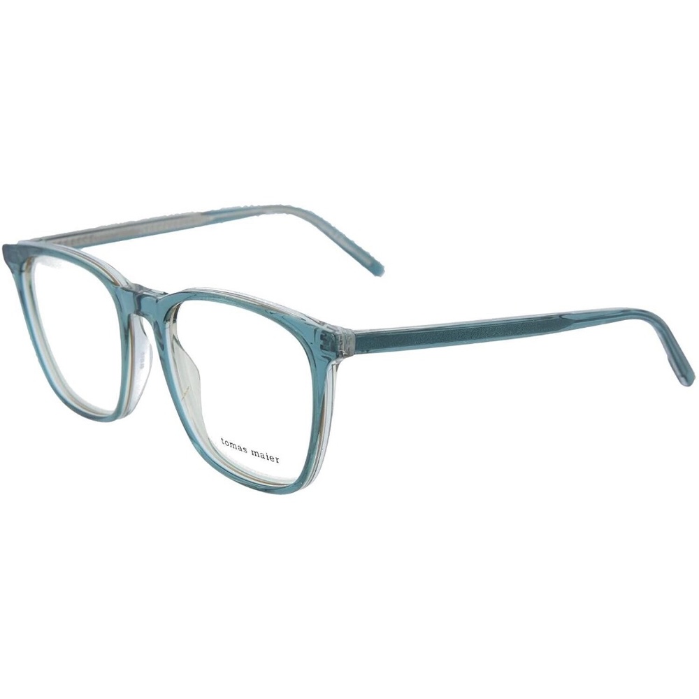 Tomas Maier TM0012O Eyeglasses Frame Crystal Teal Green